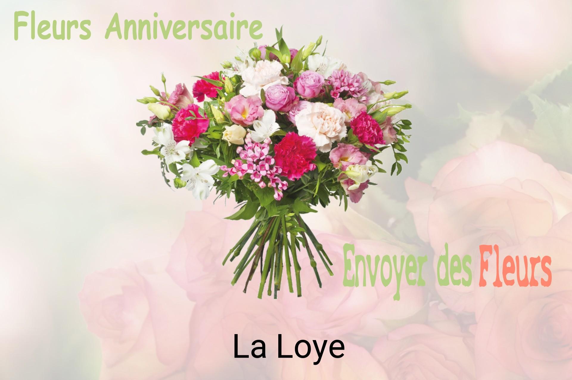 Bouquet de fleurs d’anniversaire livré à La Loye