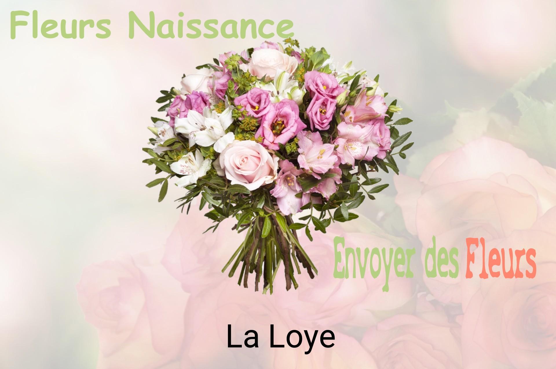 Bouquet de fleurs de naissance livré à La Loye